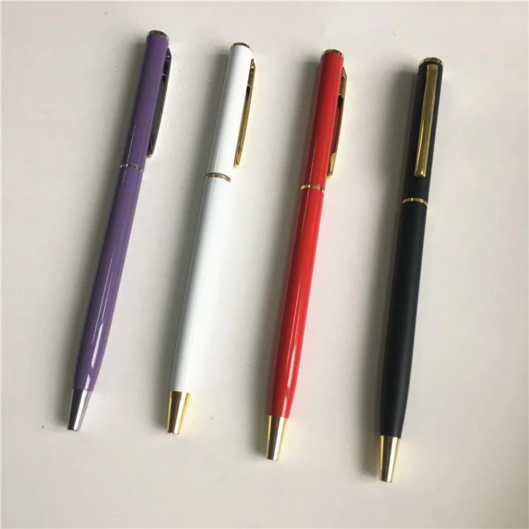 slim metal pen