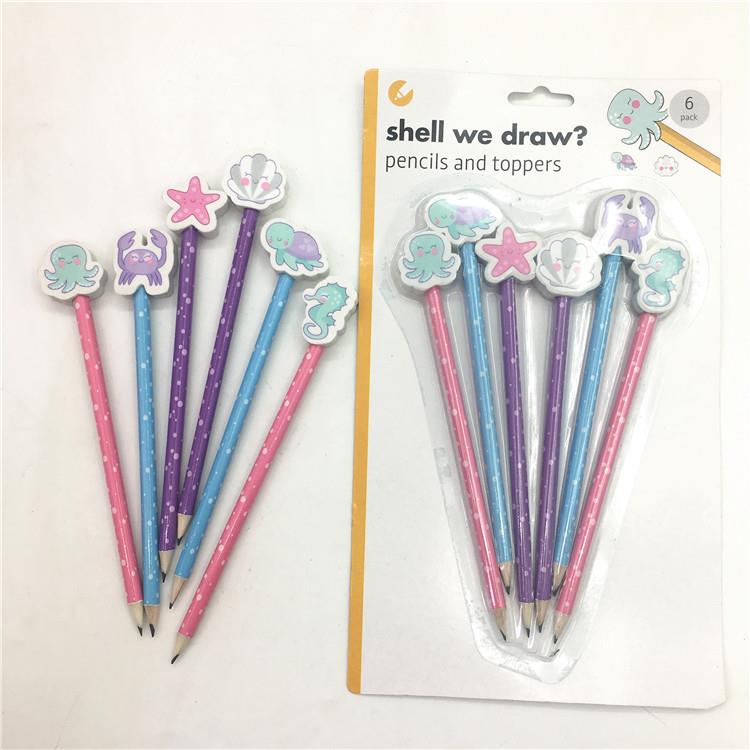 pencil & eraser set