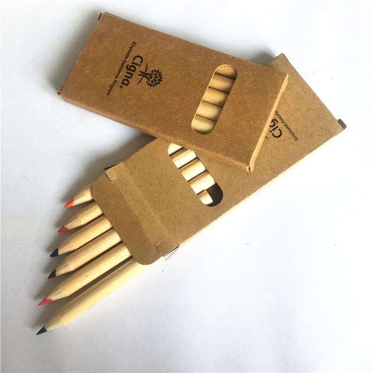6pcs pack mini color pencil set