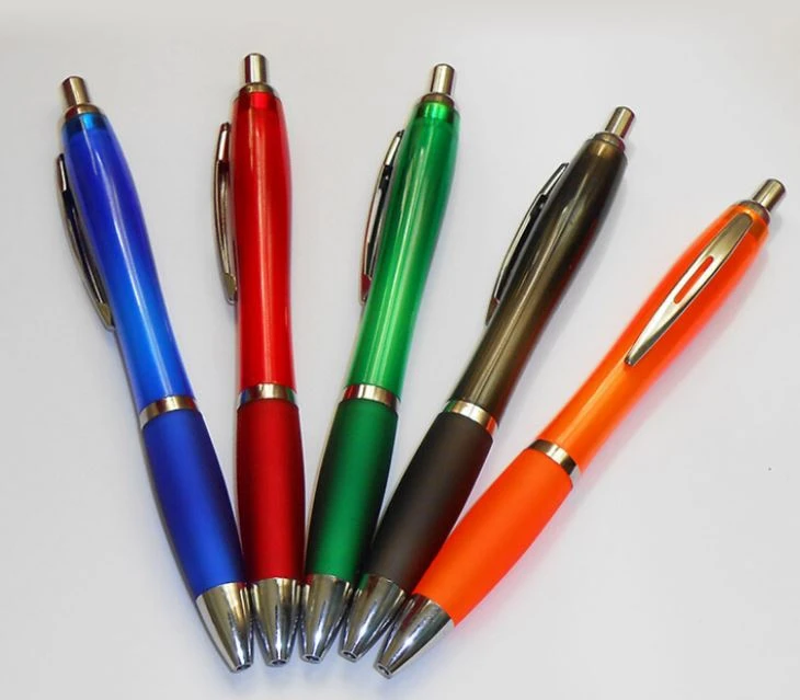Metal Clip Plastic Pen