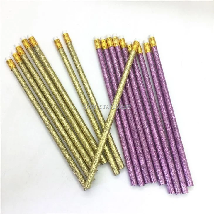 3pcs Of PVC Bag Pack HB Glitter Pencils 3pcs Of PVC Bag Pack HB Glitter Pencils