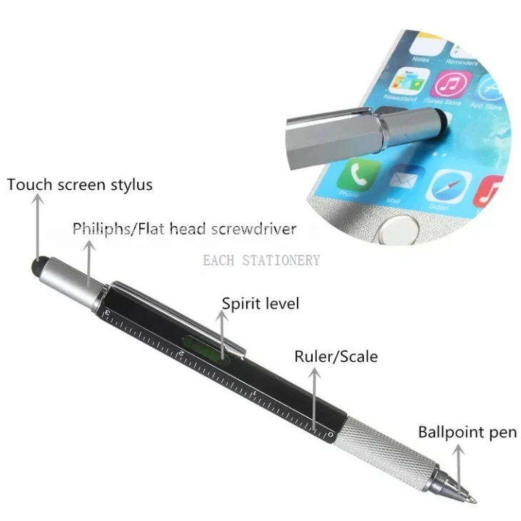 6 In 1 Spirit Level Multi Tool Pen 6 In 1 Spirit Level Multi Tool Pen