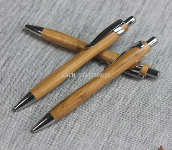 Bamboo Ballpoint Pen With Engraved Logo Bamboo Ballpoint Pen With Engraved Logo