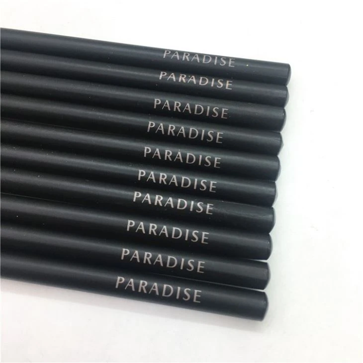 Black Wood Pencil With Dipped Topper Black Wood Pencil With Dipped Topper