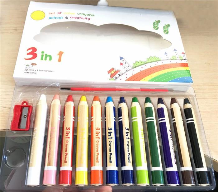 Creative 3 In 1 Jumbo Watercolors Wax Crayon Creative 3 In 1 Jumbo Watercolors Wax Crayon