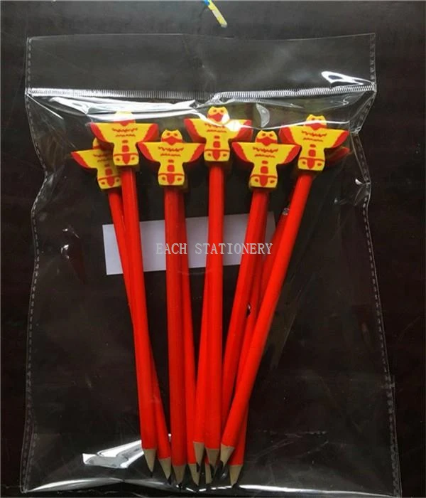 Creative Pencil With Customized Shape Eraser Creative Pencil With Customized Shape Eraser