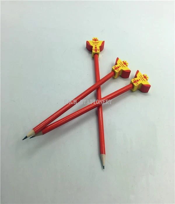 Creative Pencil With Customized Shape Eraser Creative Pencil With Customized Shape Eraser