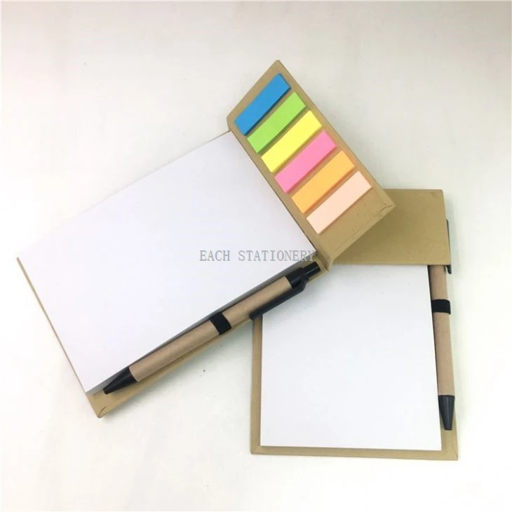 ECO Friendly Pen Notebook Sticky Note Set ECO Friendly Pen Notebook Sticky Note Set