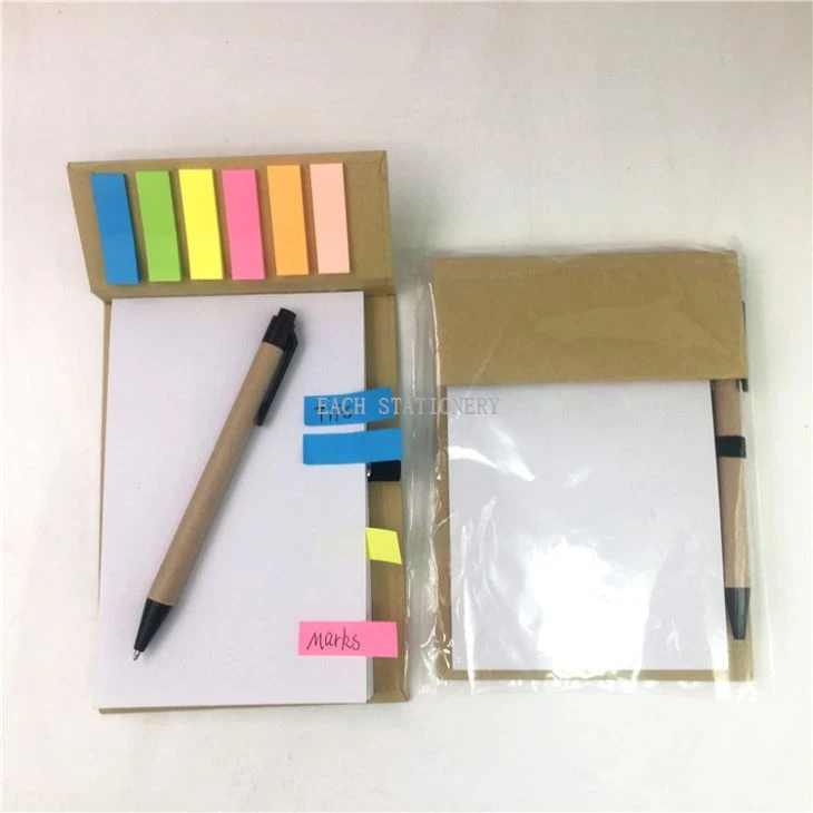 ECO Friendly Pen Notebook Sticky Note Set ECO Friendly Pen Notebook Sticky Note Set