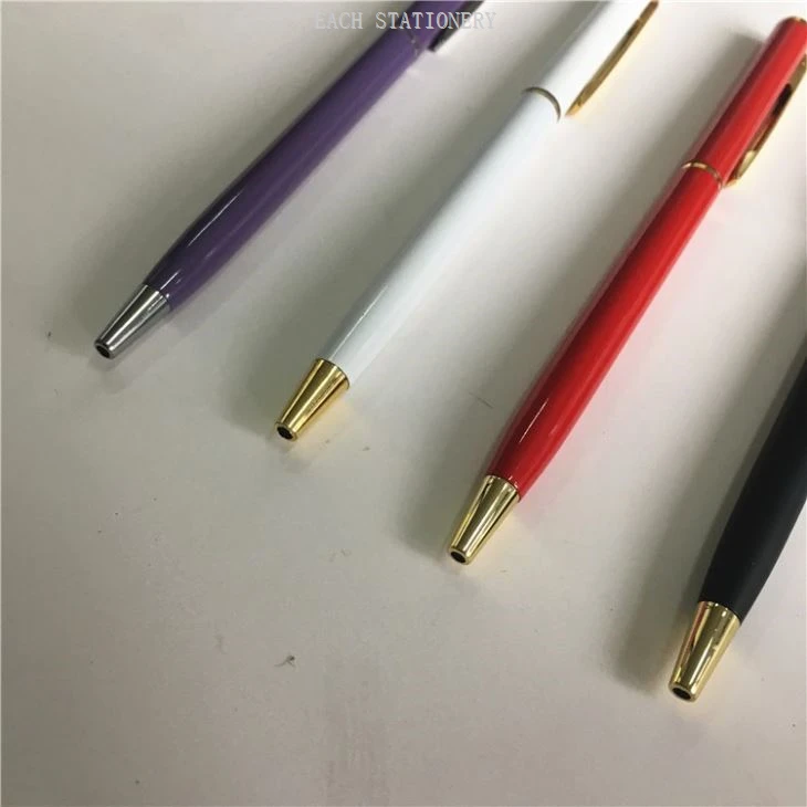 Hotel Slim Metal Pen With Printing Hotel Slim Metal Pen With Printing