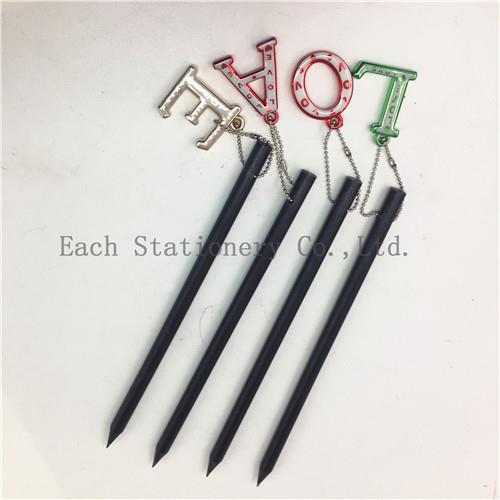 Hotel Use Wood Pencil With Pendant