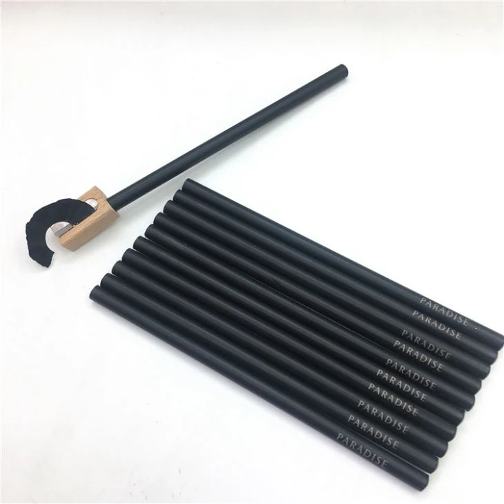 Black Wood Pencil With Dipped Topper