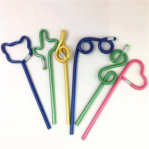 Customized Xmas Tree And Star Shape Pencil With Logo