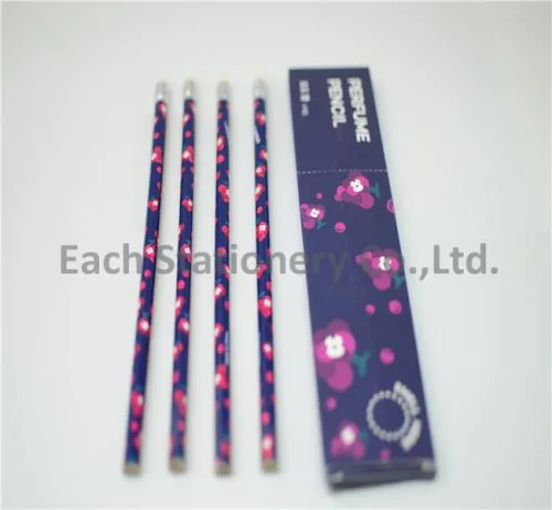 Flower Smelling Scented Film Pencil 6 Pack