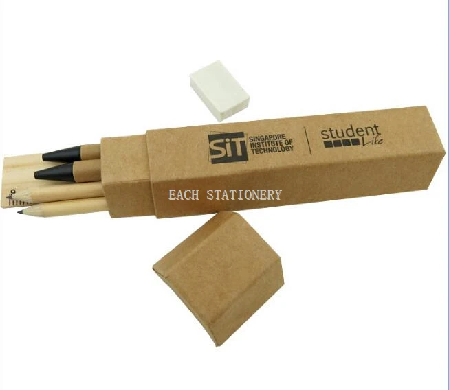 Square Paper Tube Pack Gift Pencil Set